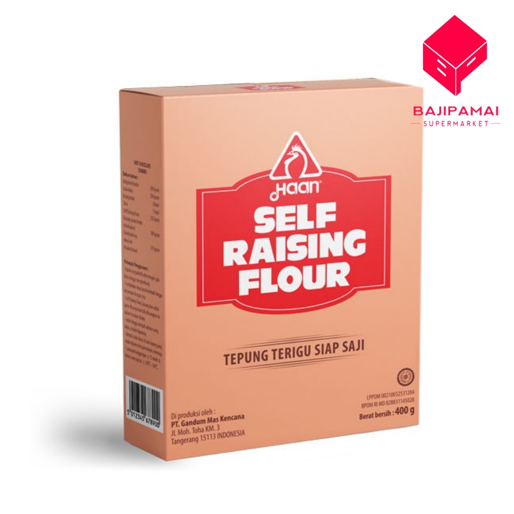 

HAAN SELF RAISING FLOUR 400gr