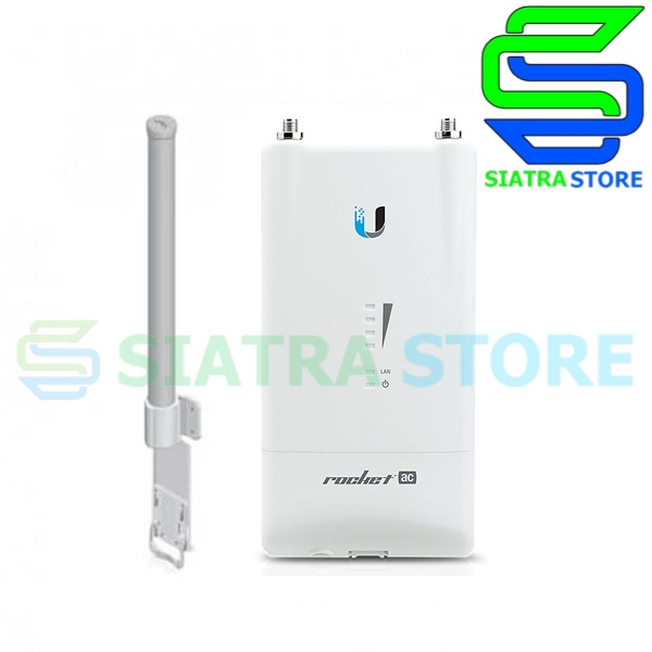 Paket Ubiquiti AP Rocket 5AC + Omni AMO-5G13 / R5AC Lite + AMO-5G13