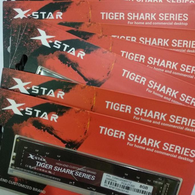 Ready...Ready...Ready...] Memory Ram Ddr4 8Gb Xstar Tiger Shark 2666Mhz