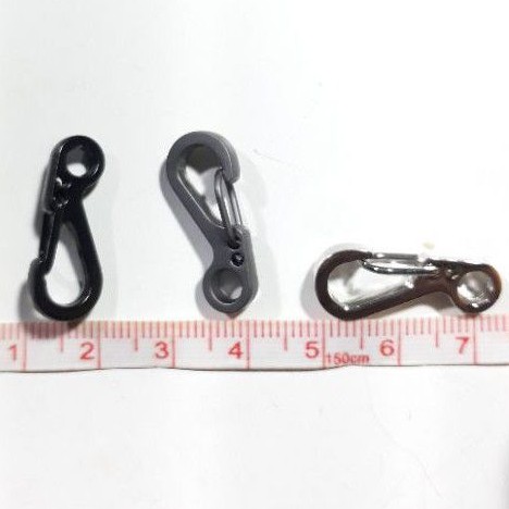 Mini Snap Hook Carabiner untuk Cantolan Tali Masker dan Gelang Paracord