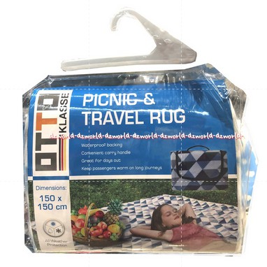 Otto Klasse Picnic &amp; Travel Rug Karpet Tikar Bahan 150x150cm