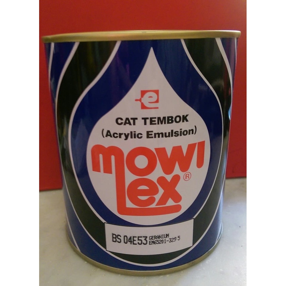  Cat  tembok  Mowilex kaleng  1  liter  warna standar Shopee 