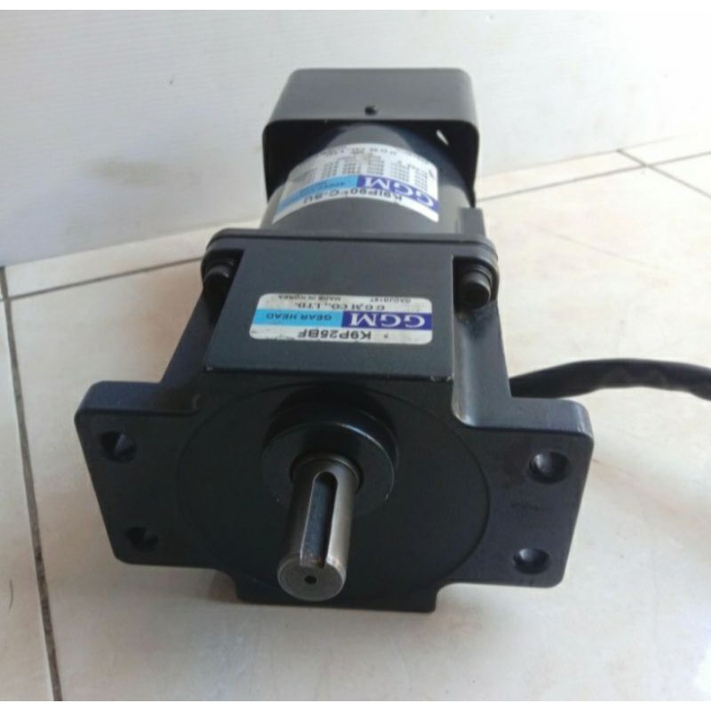 Dinamo Motor Gearbox GGM 220V 90W Ratio 1:25 Ac Motor Gearbox