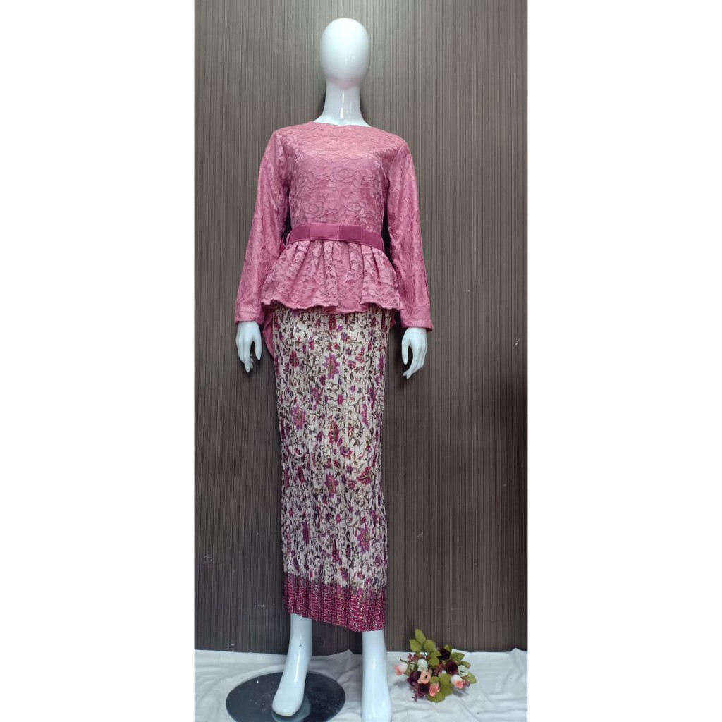 OBRAL SALE KEBAYA AURORA BRUKAT FULL PURING ROK PRISKET /KEBAYA LAMARAN/SETELAN KEBAYA/KEBAYA WISUDA RUMAH KEBAYA BANDUNG RUMAH SONGKET BANDUNG