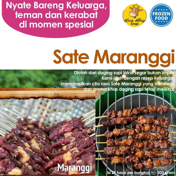 

Sate Maranggi Daging Sapi Khas Cianjur Frozen Kang Abay Isi 25 Tusuk