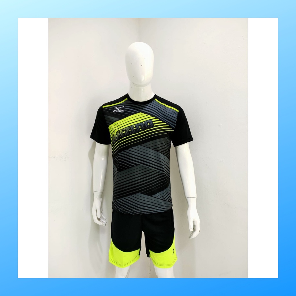 Kaos bola voli pria jersey volley ball baju dan celana setelan wanita dewasa t-shirt outfit seragam jarsey kostum pakaian olahraga apparel sport jersy volly casual jersi suit MZ126 charcoal