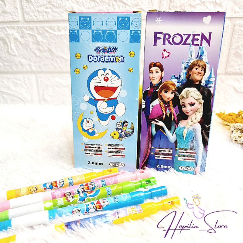

Pensil Mekanik 2.0 mm ECER 1 Biji / Pencil 2.0 mm / Pensil Mekanik , Frozen , Doraemon / Pensil Fancy Lucu Kuda Pony , LOL