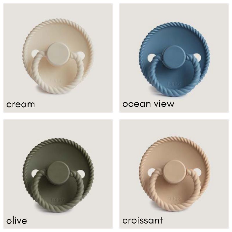 FRIGG Rope Latex Pacifier / Dot Empeng Bayi Estetik