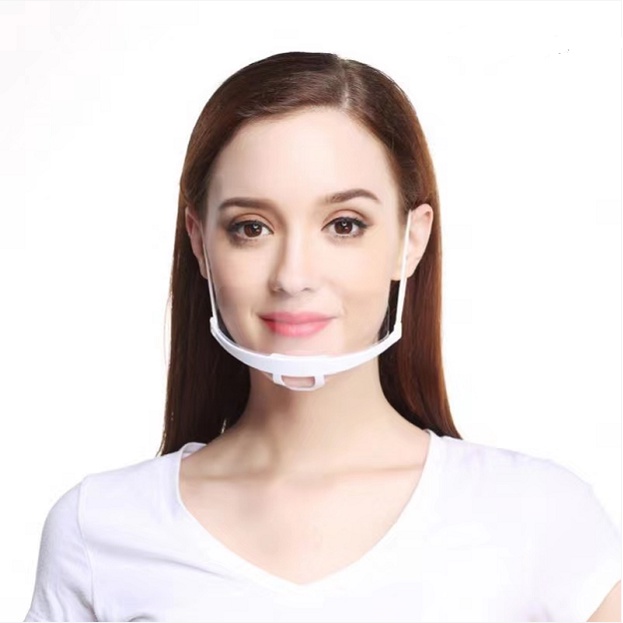 Masker Penutup & Pelindung Mulut Koki Dapur / Face Shield Mouth Mask Mouth Shield Transparan