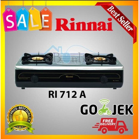 Rinnai Kompor Gas 2 Tungku RI 712A