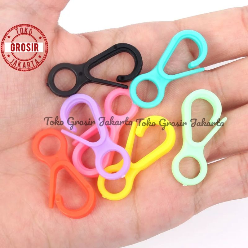 Kewkew Plastik Hook Kokot Udang Lobster Bahan Kalung Masker