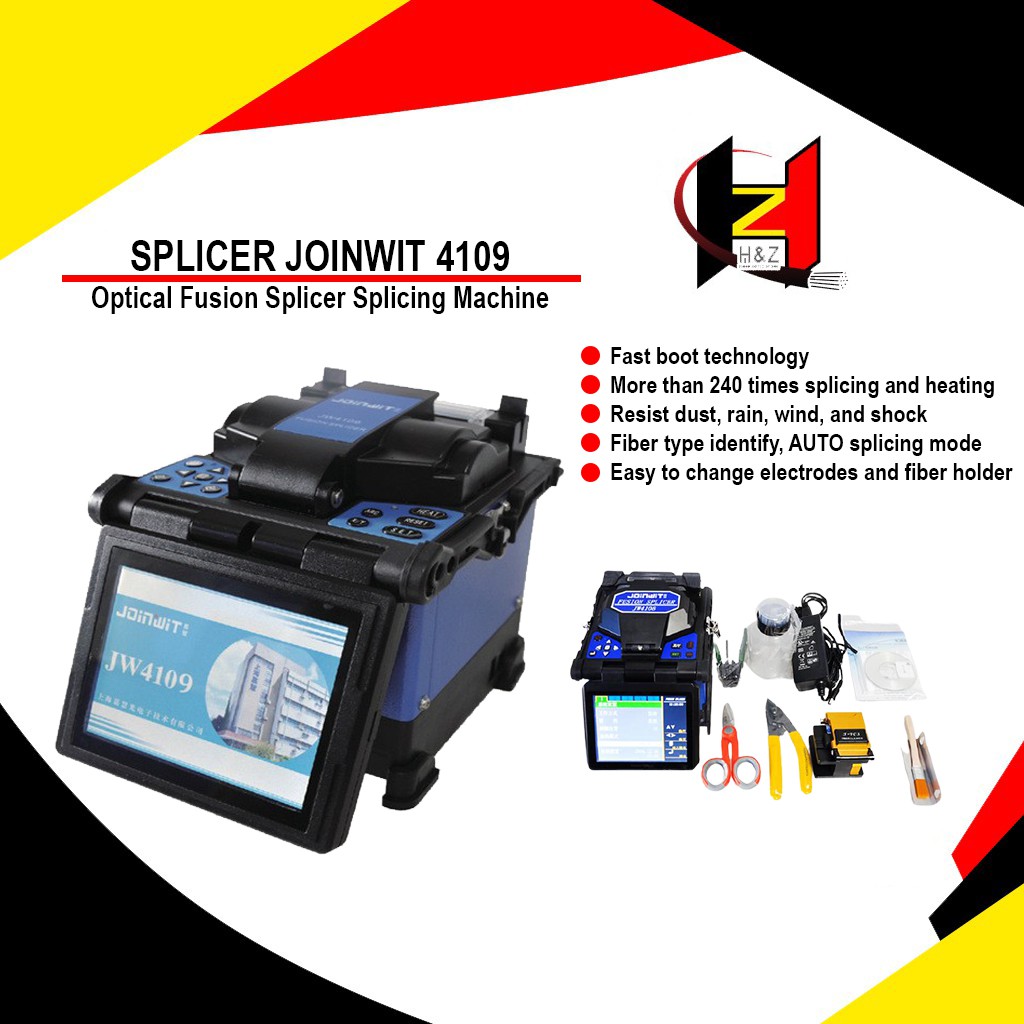 Splicer JOINWIT JW4109/Splicing/Fusion Splicer Jw4109/Alat Sambung Fiber Optik