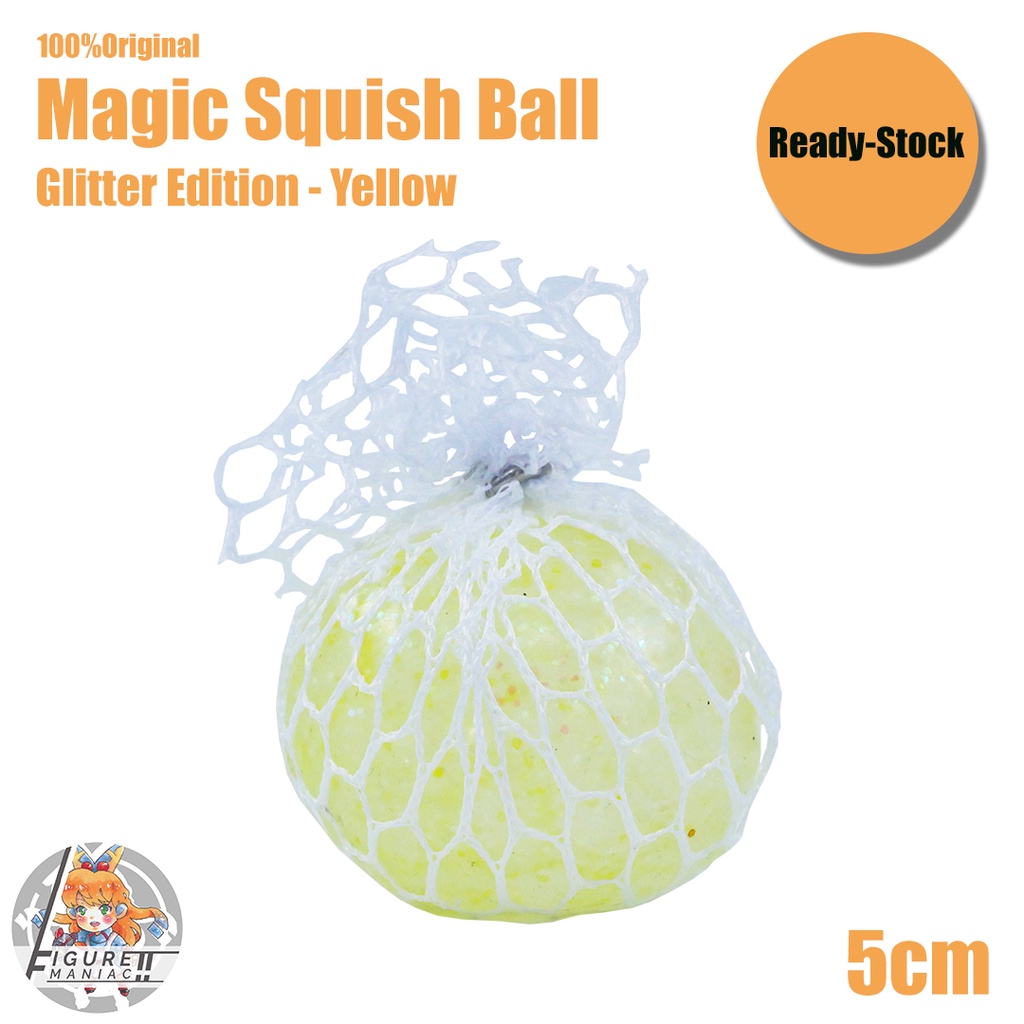 Mainan Anak - Magic Squishy Ball Glitter Edition 5 Cm