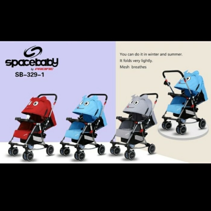 Space Baby Stroller SB 329-1 Kereta Dorong Bayi Hadap Depan Belakang