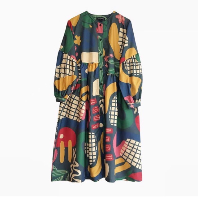 Tine navy dress nadjani