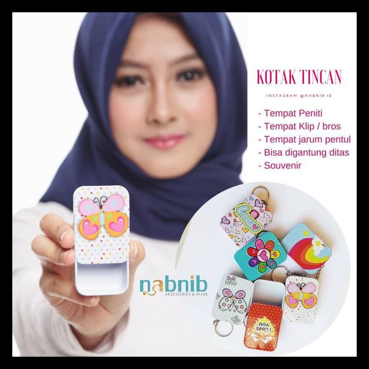 100% TERMURAH BOX MINI , KOTAK TIN CAN, BOX BROS JILBAB 100% TERJAMIN