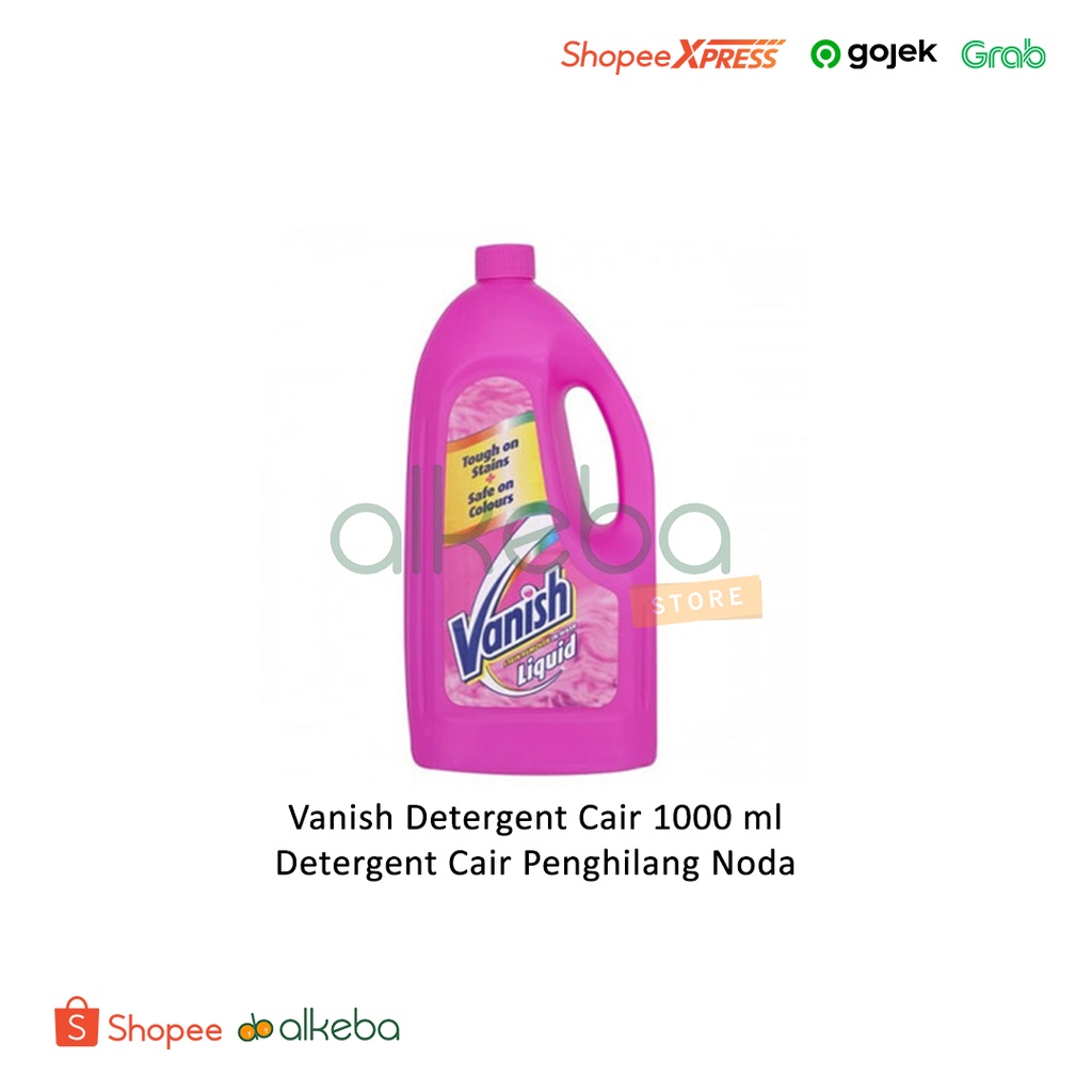 Vanish Deterjen Cair 1000 ml Pink Detergent Cair Penghilang Noda