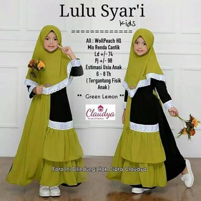 Gamis anak LULU bd