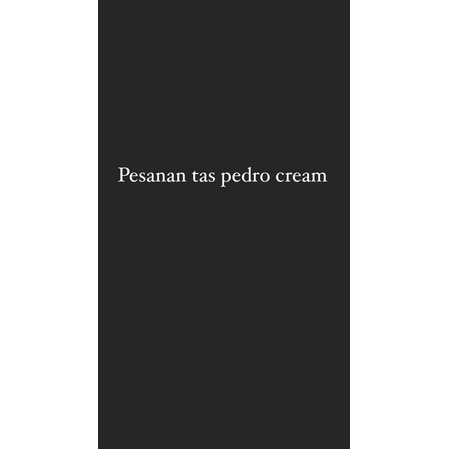tas pedro cream