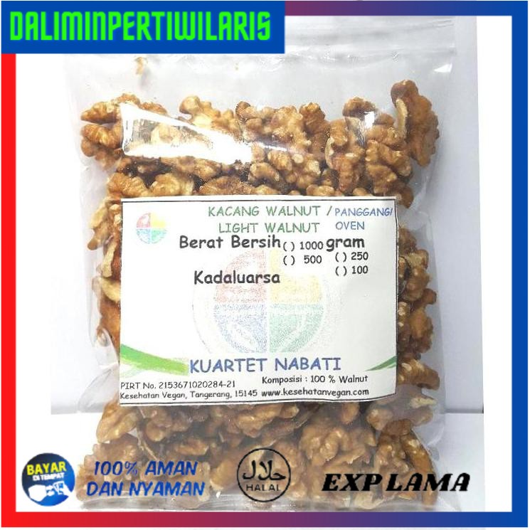 

BISA COD 250gr Roasted Walnut - Kacang Otak - Oven - Panggang - Matang BIG SALE [Kode 1|Kode 2|Kode