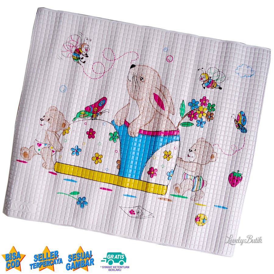 Perlak Bayi Alas Ompol Tidur Bayi Empuk Anti Air Waterproof Perlak Murah Ukuran 65x55 Cm Aneka Warna - Lovelybutik