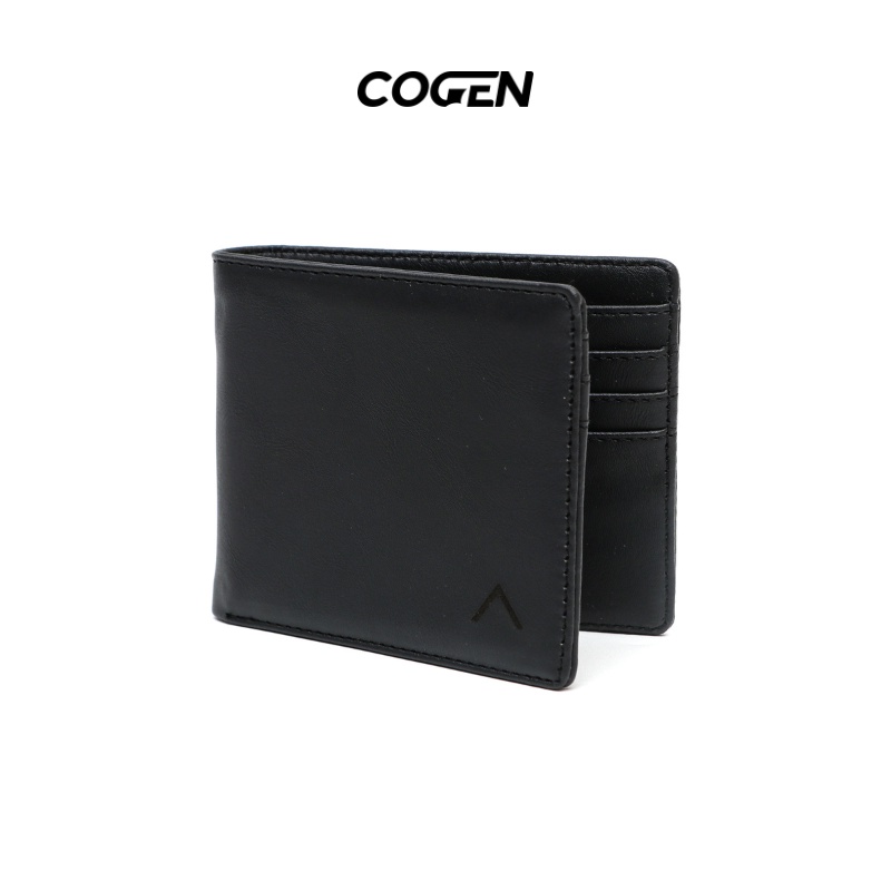Cogen GEN I Dompet Pria Kulit Polos-Black