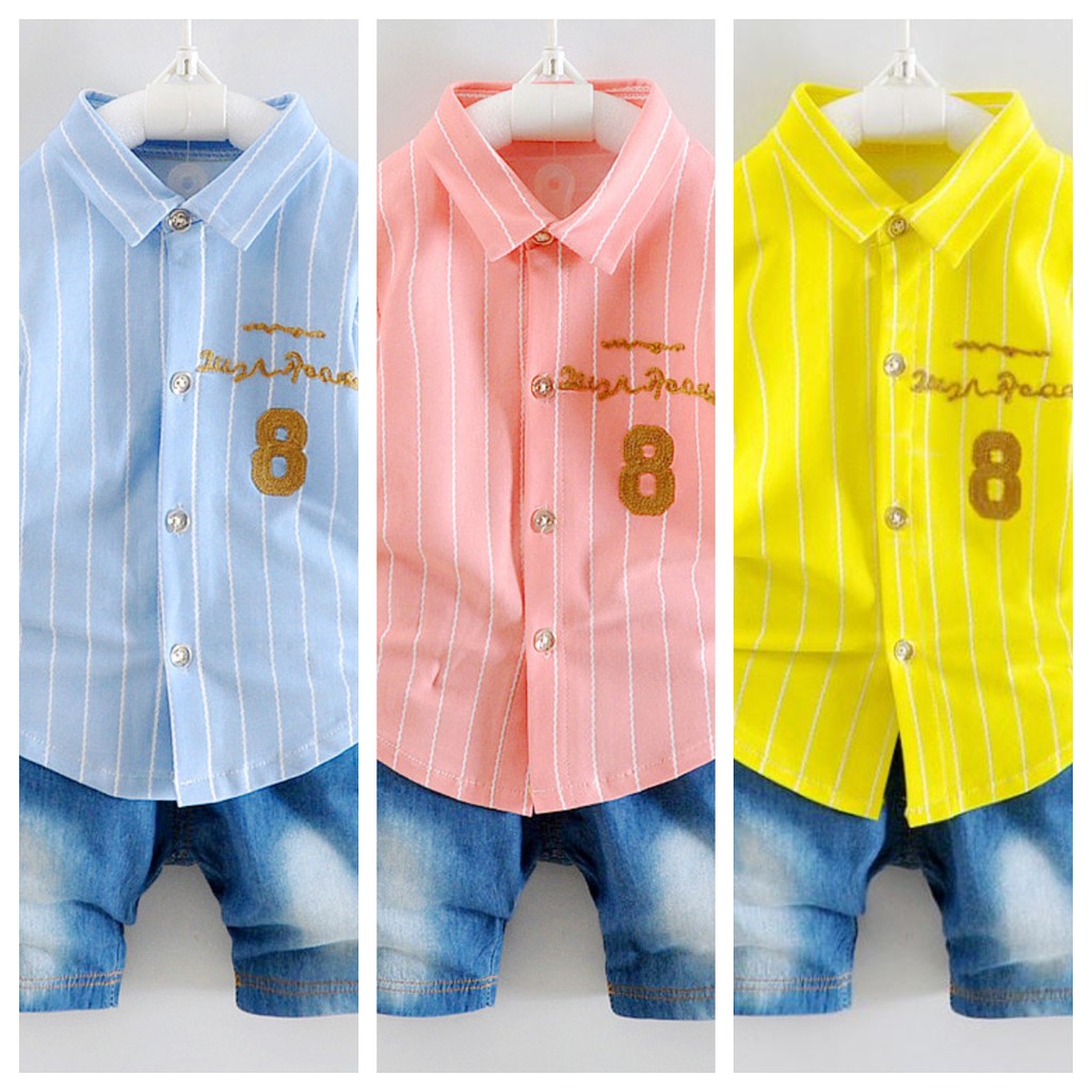 Baju Pakaian Anak Bayi Laki Cowok Perempuan Cewek Harga Murah Import BBD019