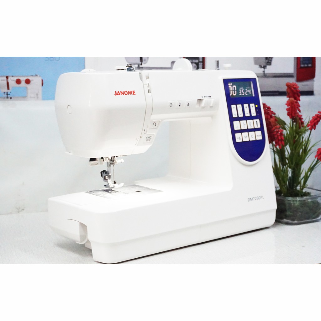 mesin jahit portable merk Janome type DM7200PL - biru tua