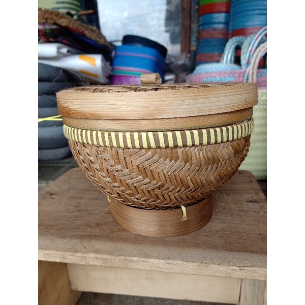 WAKUL BAMBU + TUTUP WAKUL TRADISIONAL