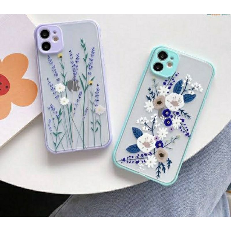Case Vivo motif bunga