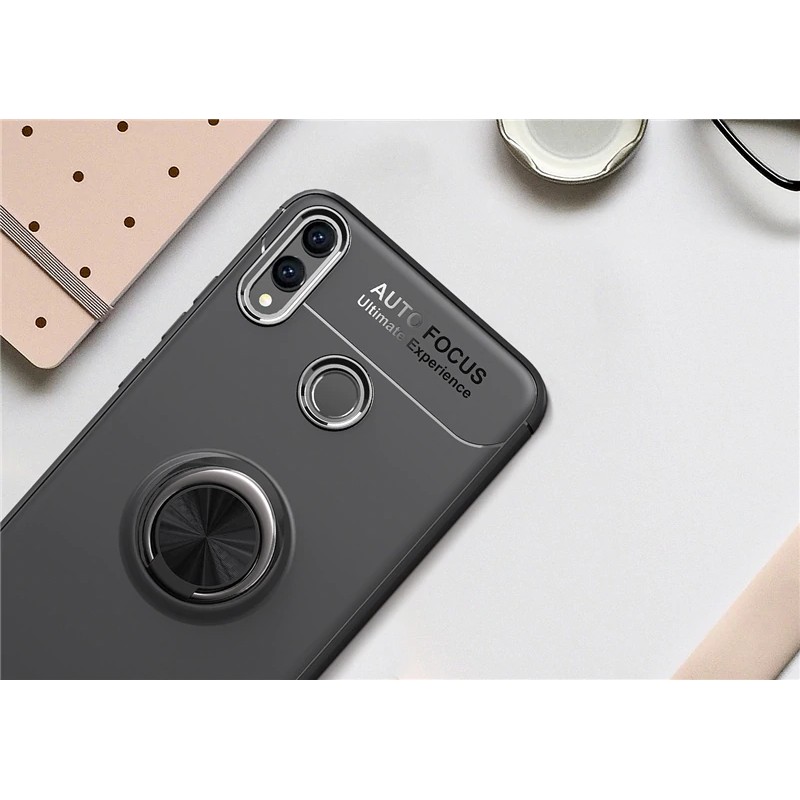 BARANG IMPORT Huawei Y9 2019 Case Finger Ring Holder Soft TPU Case For Huawei Y9 2019 Y 9 2019