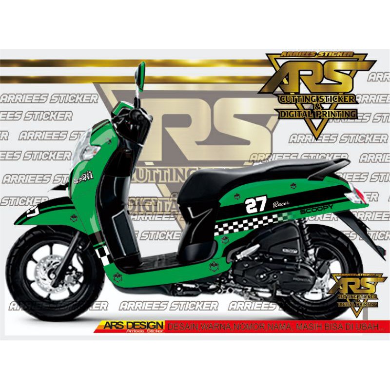 DECAL SCOOPY 2018 FULL BODY