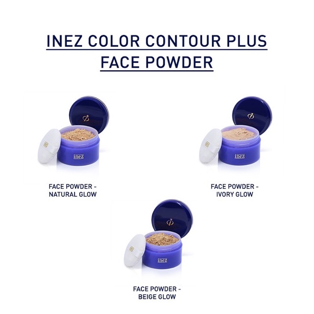 INEZ COLOR CONTOUR PLUS FACE POWDER (BEDAK TABUR)