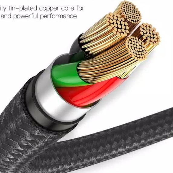 KABEL DATA LED HALO FAST CHARGING MICRO USB