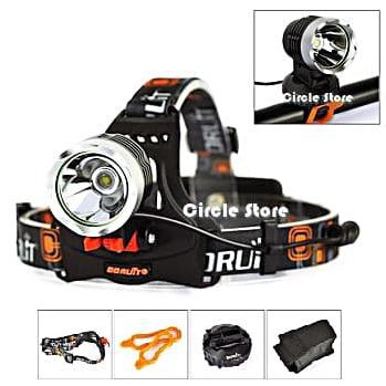 Senter Kepala / Head Lamp Boruit Single Cree Xm-L L2 2000 Lumens
