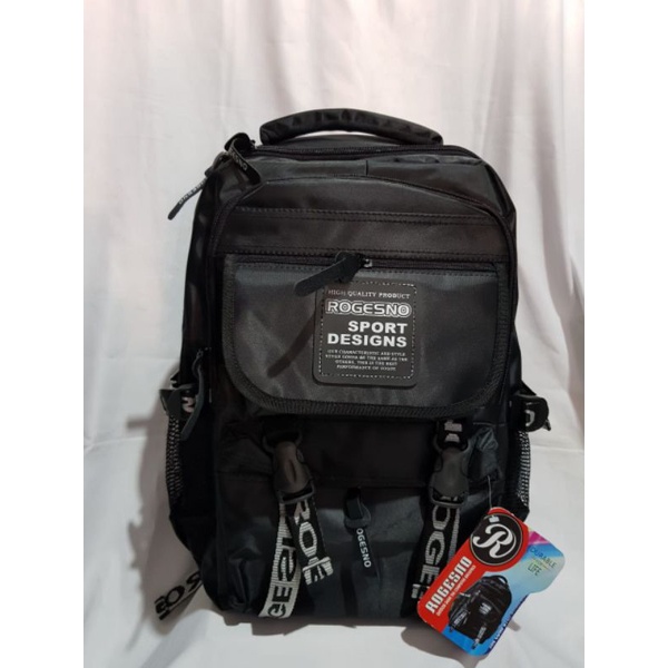 ((HARGA GROSIR)) TAS ROGESNO BAHAN TEBAL KHUSUS HITAM POLOS TALI HURUF...COCOK BUAT ANAK SEKOLAH .KU