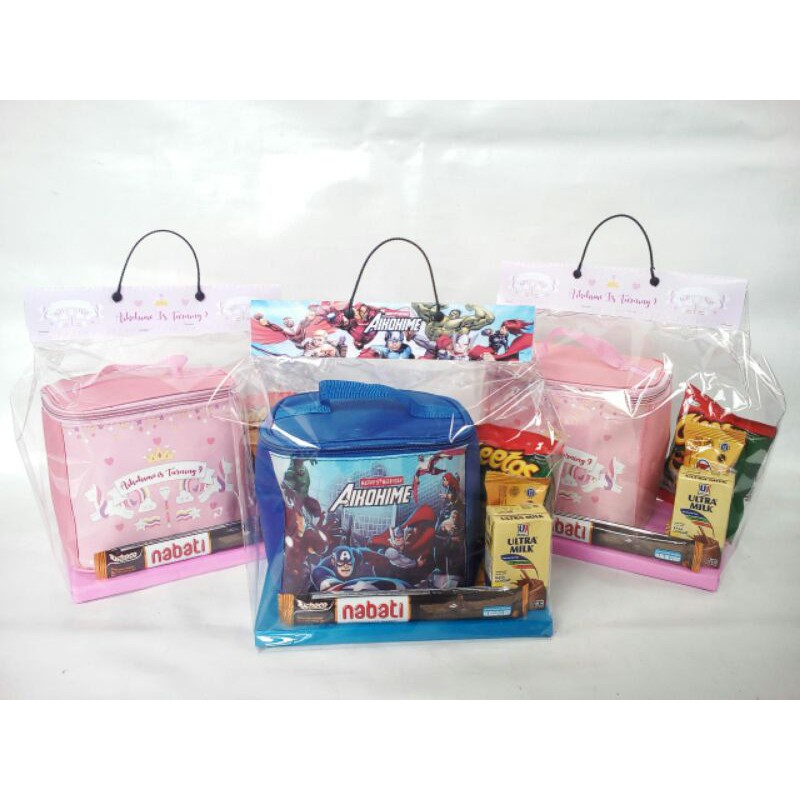 Goodie Bags / souvenir Ulang tahun anak/ souvenir ultah/ Tas Kubus-6