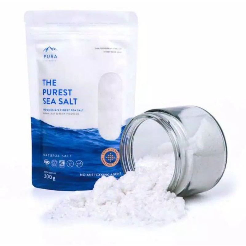 

Pura Purest Sea Salt / Garam Laut Natural ( Fine/Halus ) 300gr