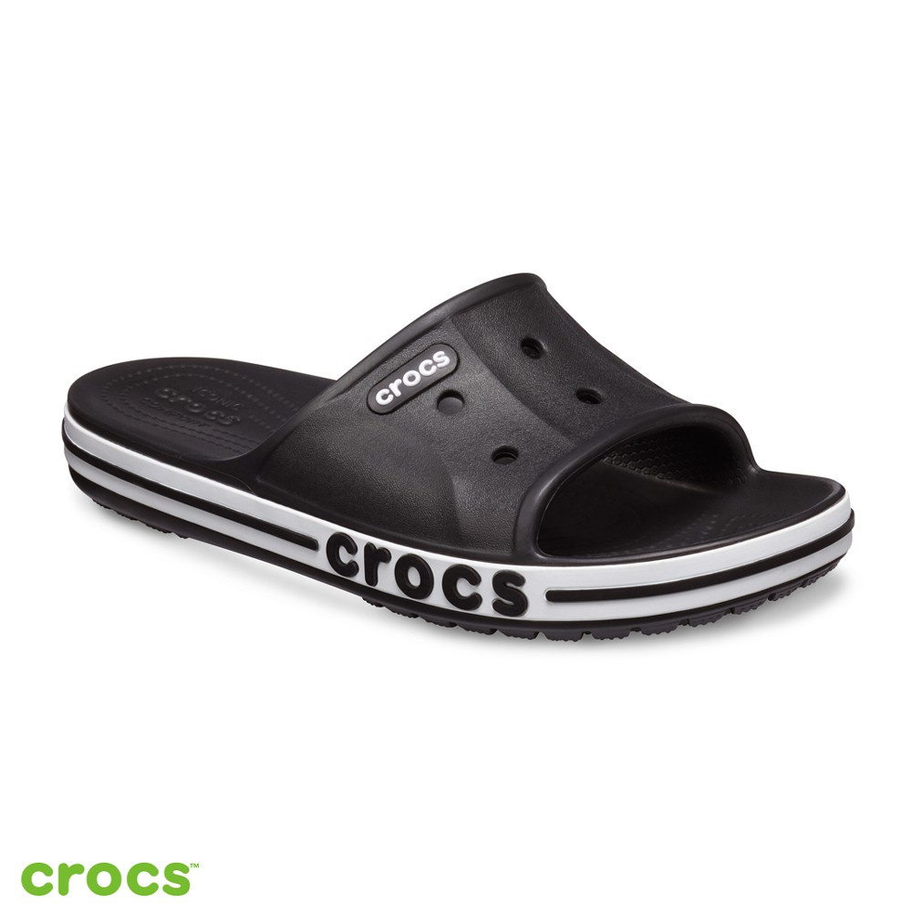 Crocs  Baya Slide  / Anti Air / Sandal Pria Wanita / Sandal Slop - Black -205392-066