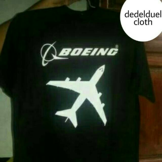 Kaos/t shirt PESAWAT BOEING