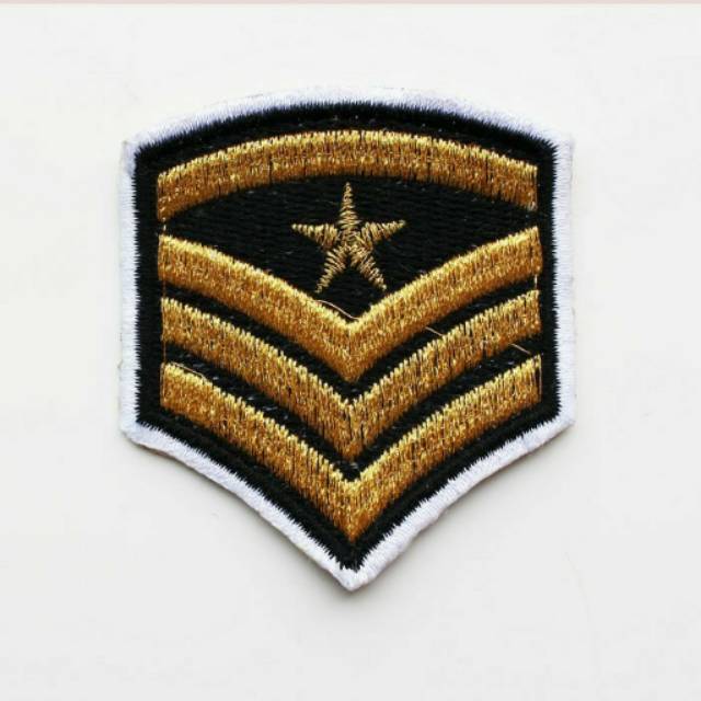 Patch / Tambalan Kain Logo Army Bordir / Bordiran (Emblem)