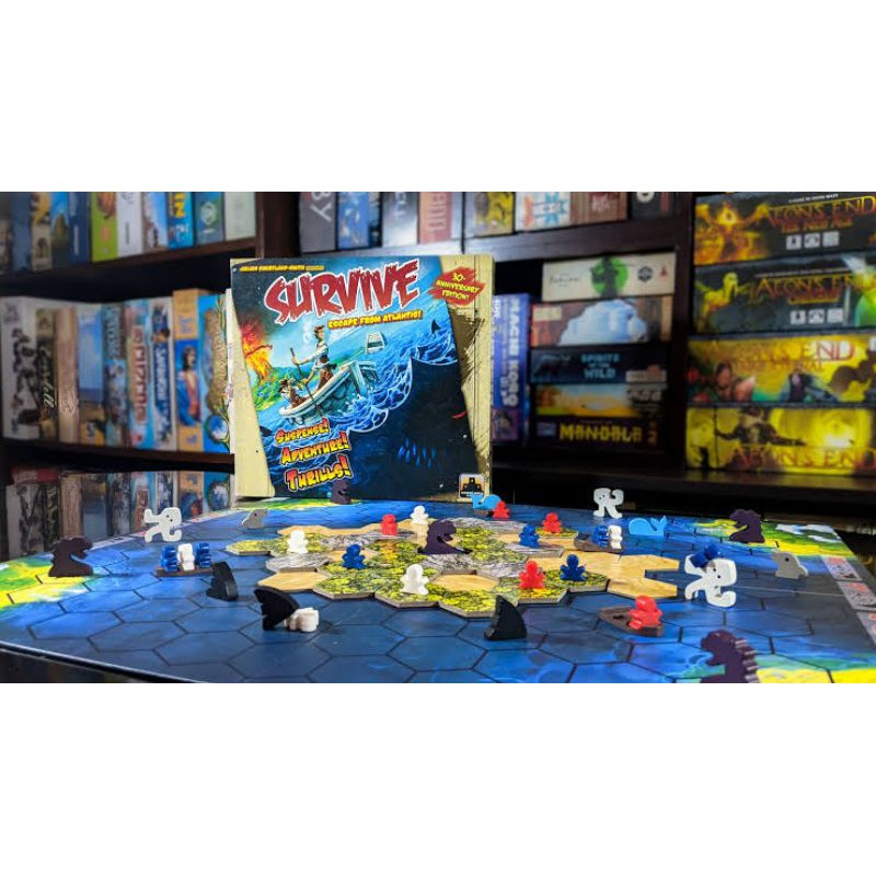 Survive Escape From Atlantis 30th Anniversary Edition Board Game