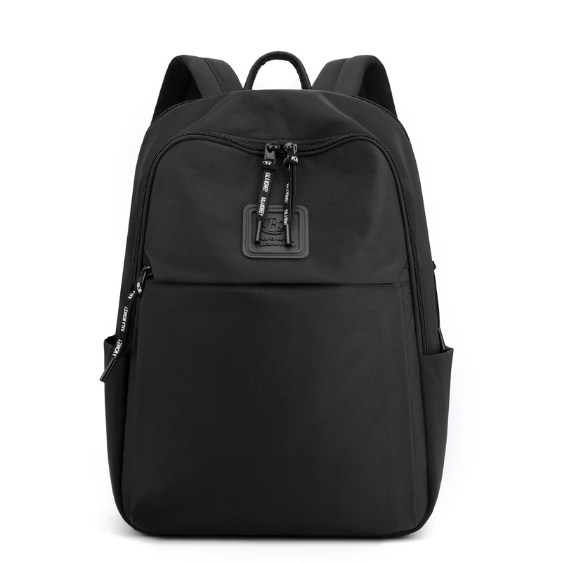 BOBO FASHION0 - Tas ransel laptop bobo 2602 Tas ransel wanita bisa muat Laptop 15in bahan nilon waterproof-black