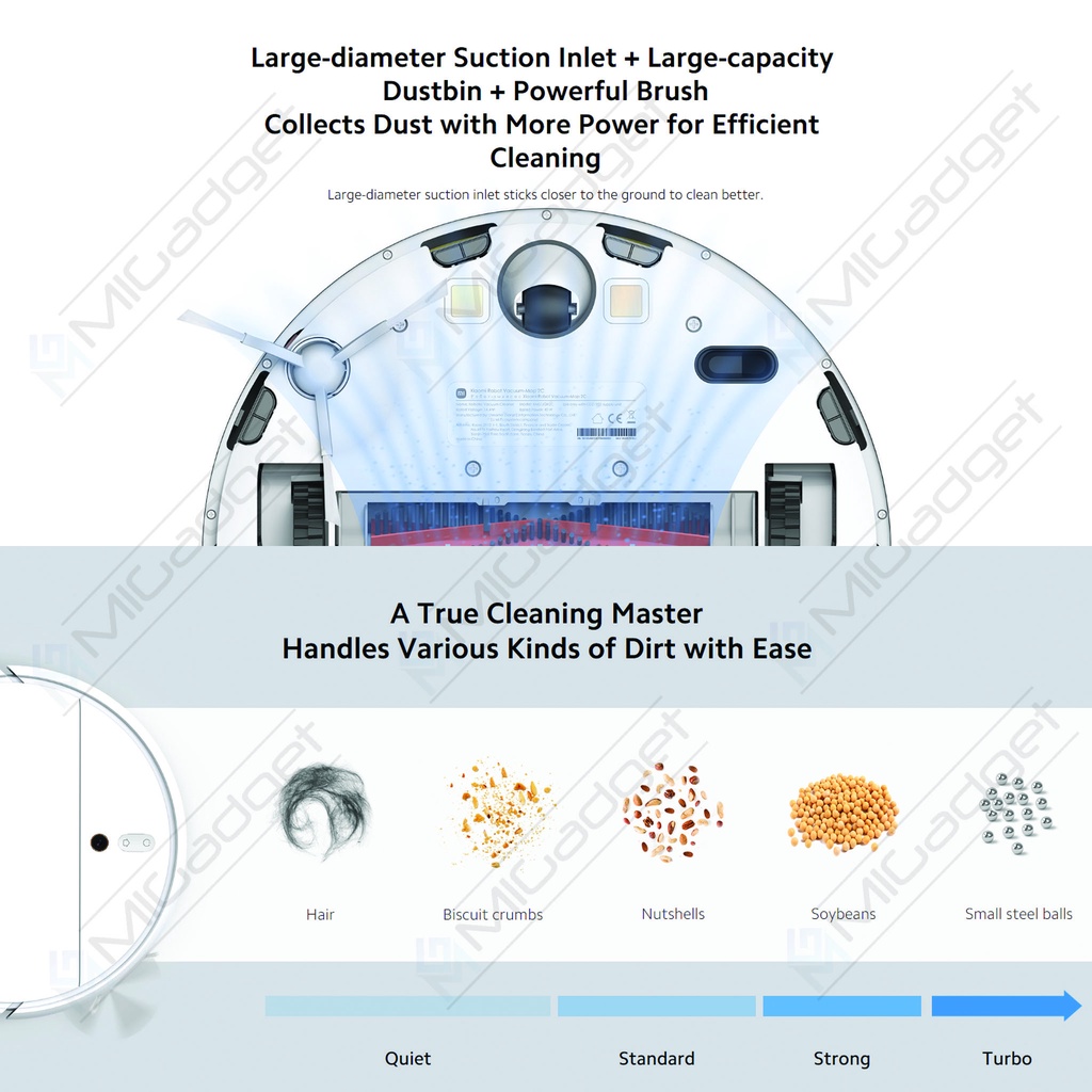 Robot Vacuum Mop 2C - Robot Vacuum Cleaner 2 in 1