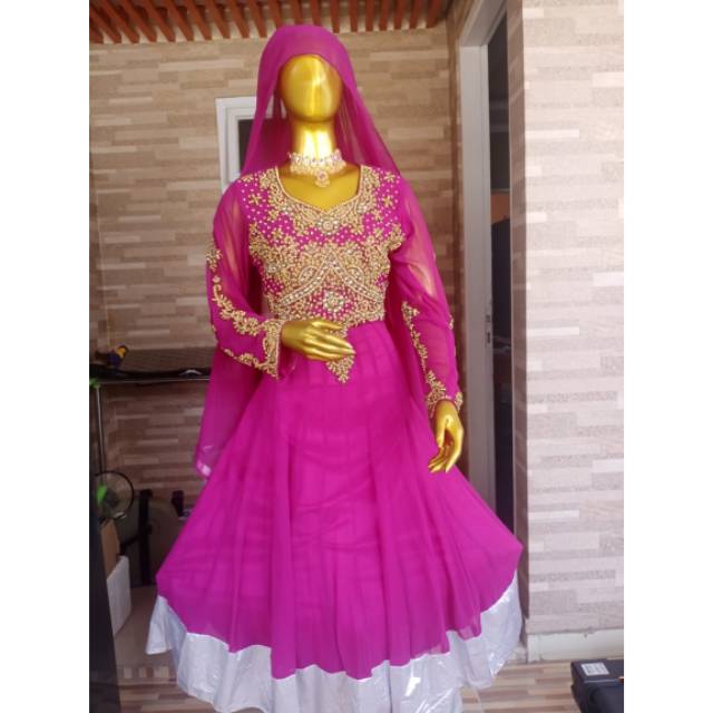 Anarkali india / baju india / stelan india / stelan wanita