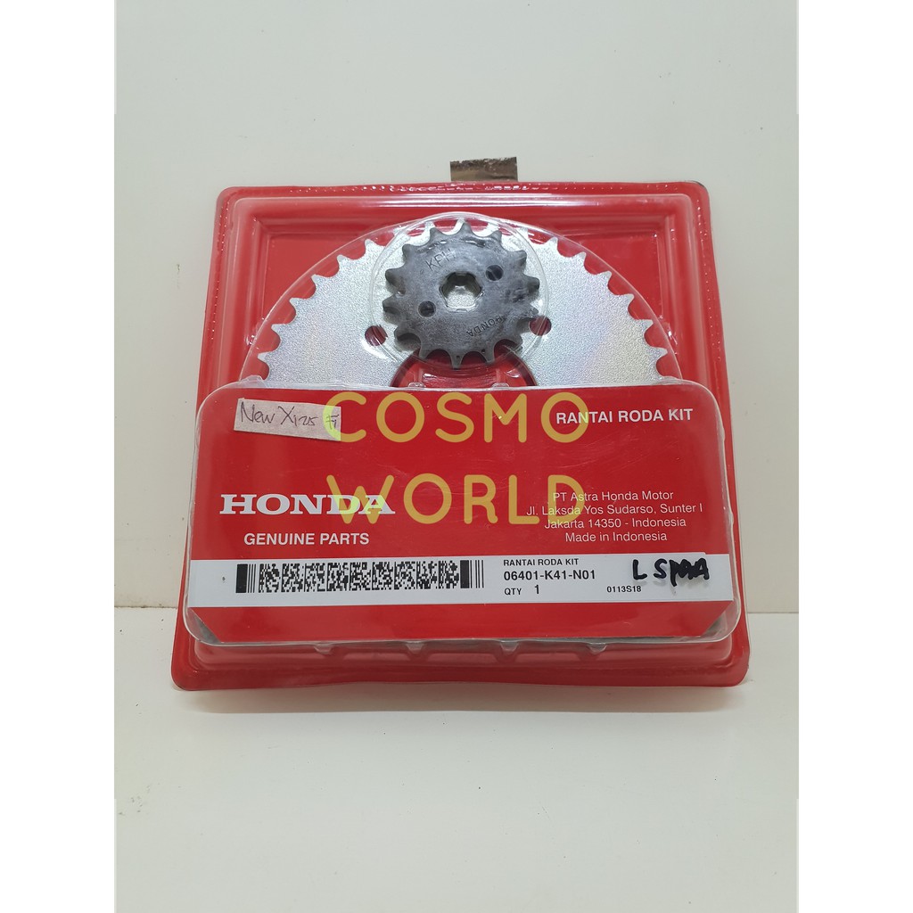 Gear set/Gearset New SupraX125 Fi ORI HONDA