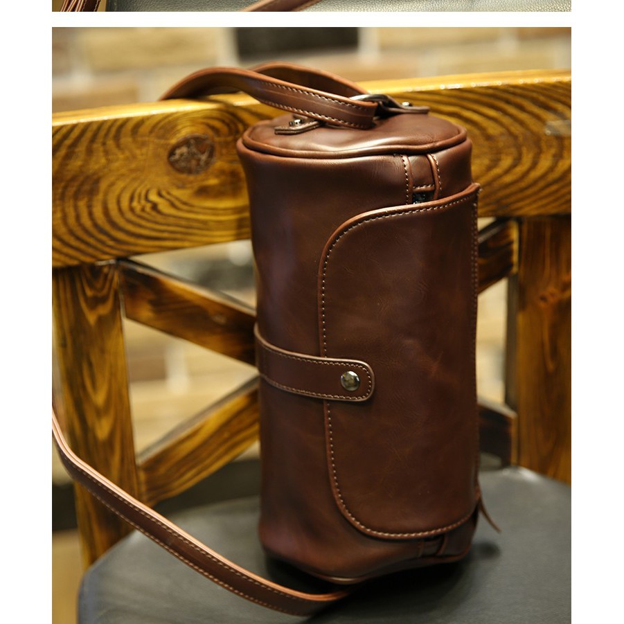 Tas Selempang Pria Kulit Tas Kulit Pria Tas Pria Waterproof HILTON