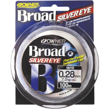 SENAR / LINE MONO OWNER BROAD SILVER EYE 300m (Color LIGHT GREY)