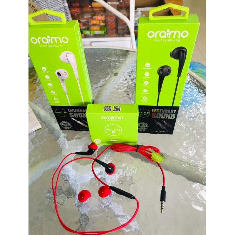 headset oraimo legendary sound Red edition original 100%