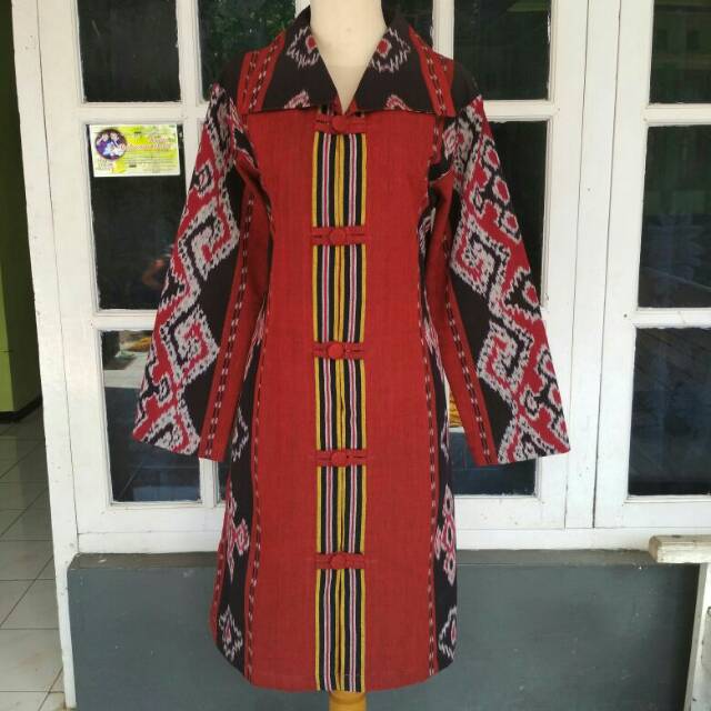 Dress(Tunik)Tenun Blangket Halus premium